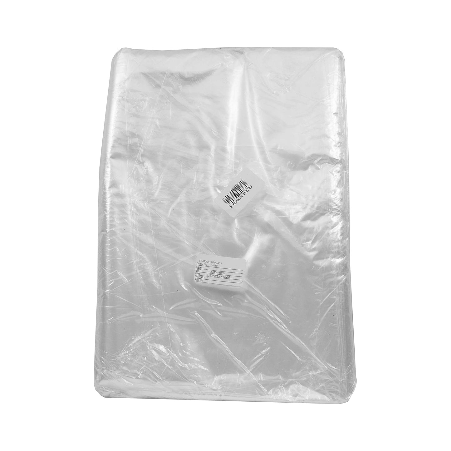 Butcher Clear Bags 300 x 450 x 20mic (1000 per bale)